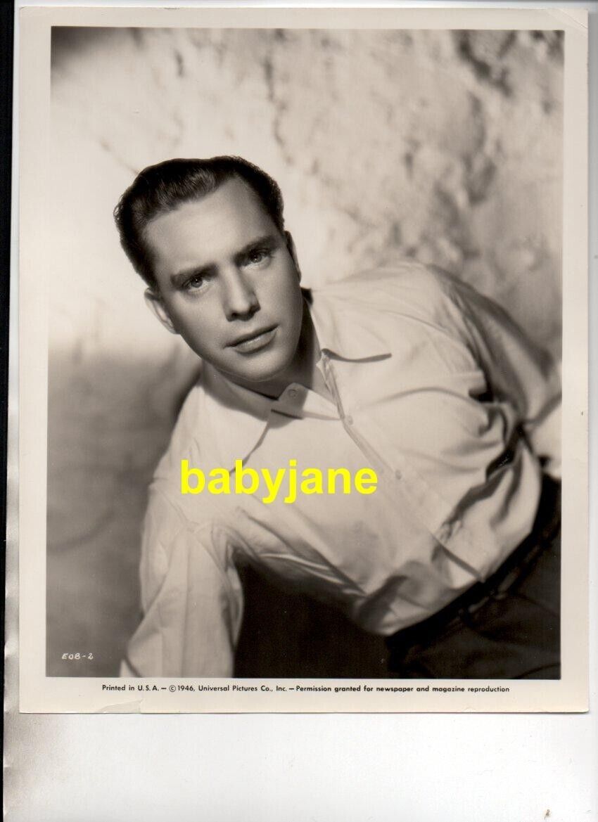 ClawTV: The Universal Apple TV Remote That Can See — Edmond O'Brien 1946 vintage portrait by Ray Jones for Universal Pictures