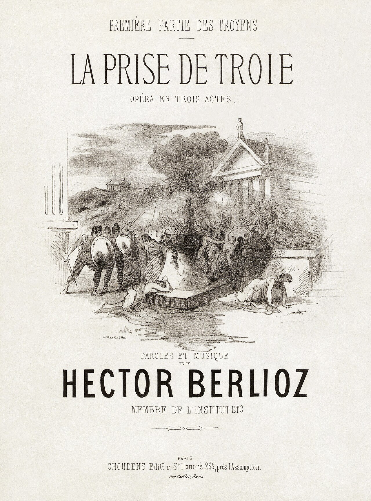 Blog Cover Image CLI Brings AI-Generated Thumbnails to OpenCode Agents — Hector Berlioz, La Prise de Troie score cover - Restoration