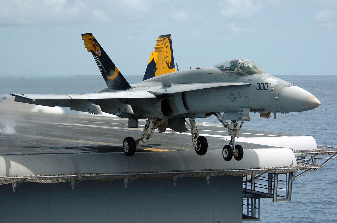Visuali Brings AI-Powered Image Creation and Editing to an Infinite Canvas — An F-A-18C Hornet launches from the flight deck of the conventionally powered aircraft carrier