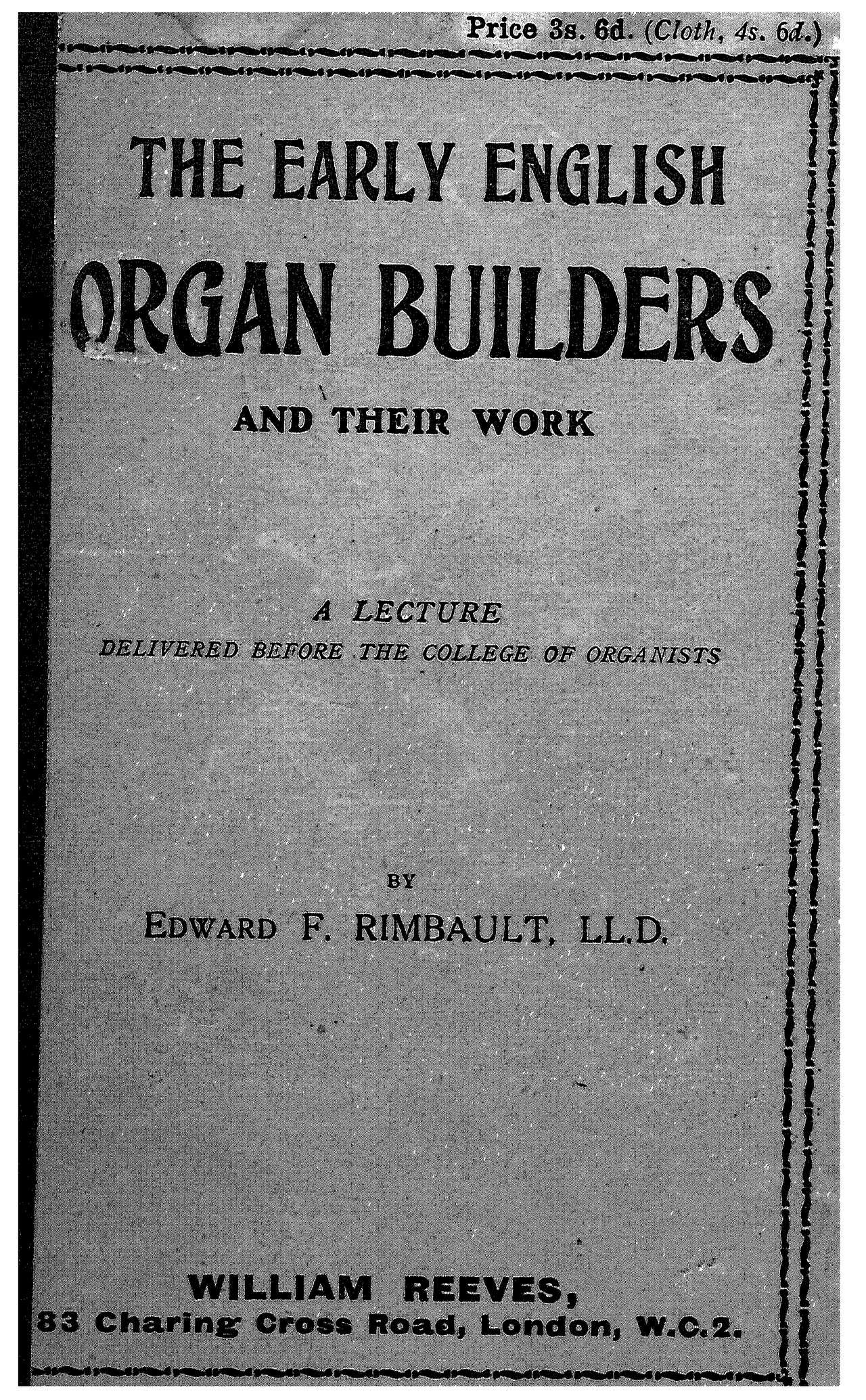 Builders Rely on Verified Wise Accounts for Cross-Border Ops — The Early English Organ Builders and their work