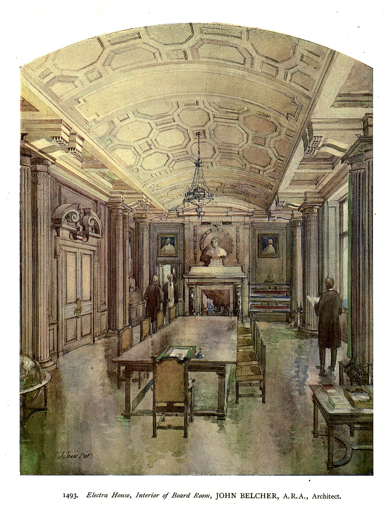 AI Agent Electra Details Daily Operations in Dev.to Diary Entry — Interior of Board Room, Electra House
