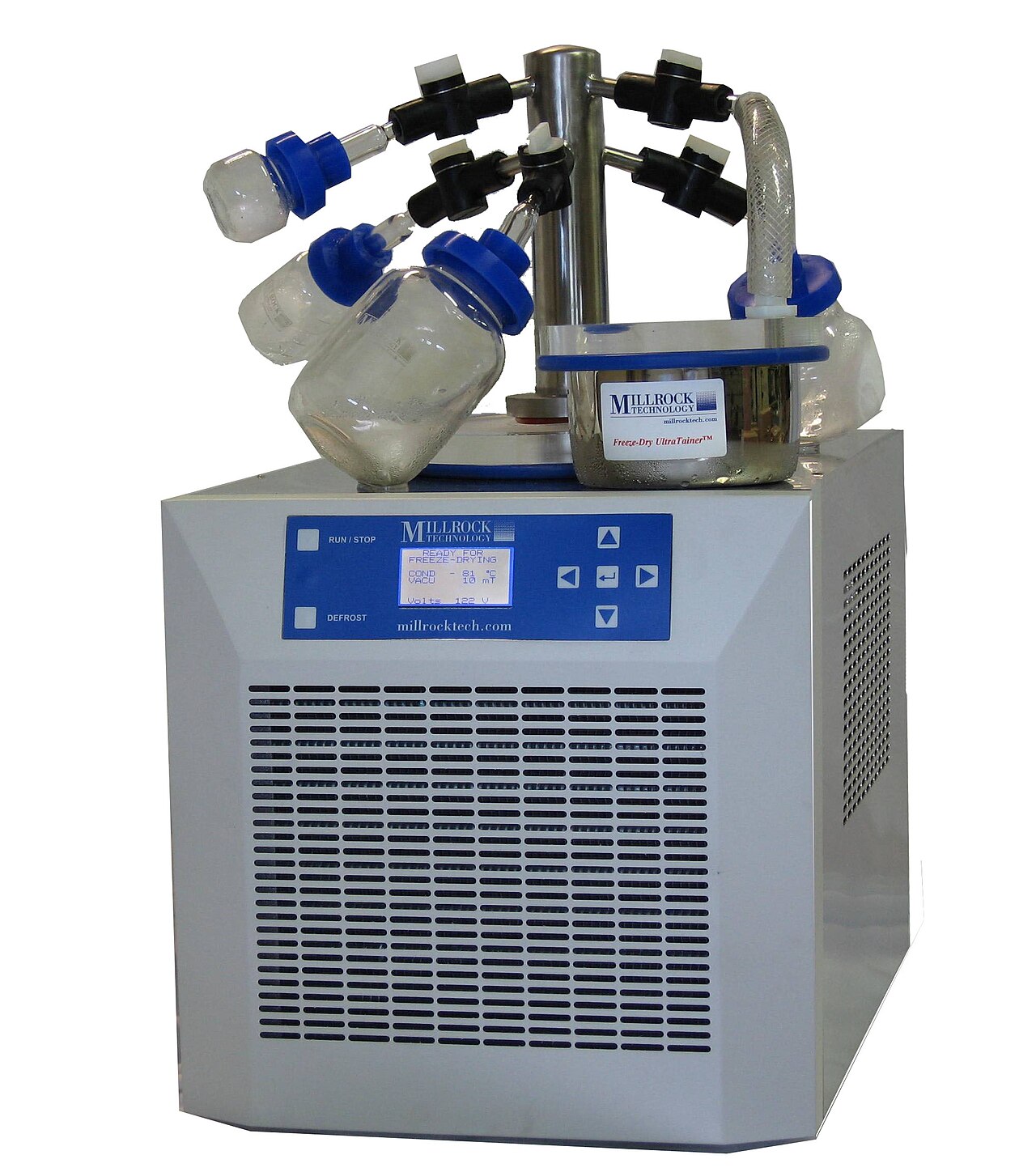 Freeze the Counterexample, Not the Test File — Benchtop freeze dryer