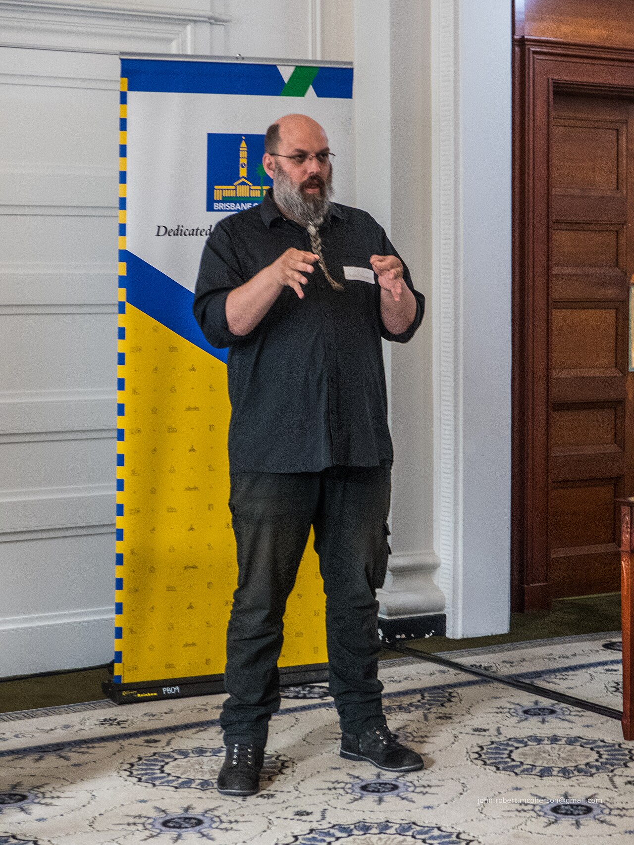 It's a Plan Launches Open-Source Issue Tracker With Native AI Agent Integration — Inclusive Brisbane Plan launch Balmoral Room Brisbane City Hall P1040822