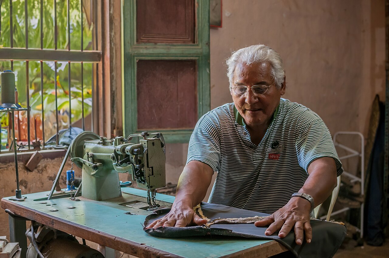 Your Model Isn't Bad. Your Eval Set Might Be Circular — Upholstering the seats of your own car, Margarita Island, Venezuela