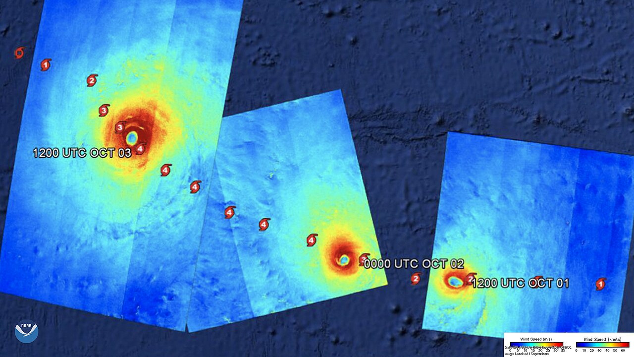 Aperture Venture Studio Focuses on Building AIoT Companies for Physical World — Satellite Provides Synthetic Aperture Radar Imagery of Hurricane Marie (NESDIS 2020-10-08 MarieIOD)