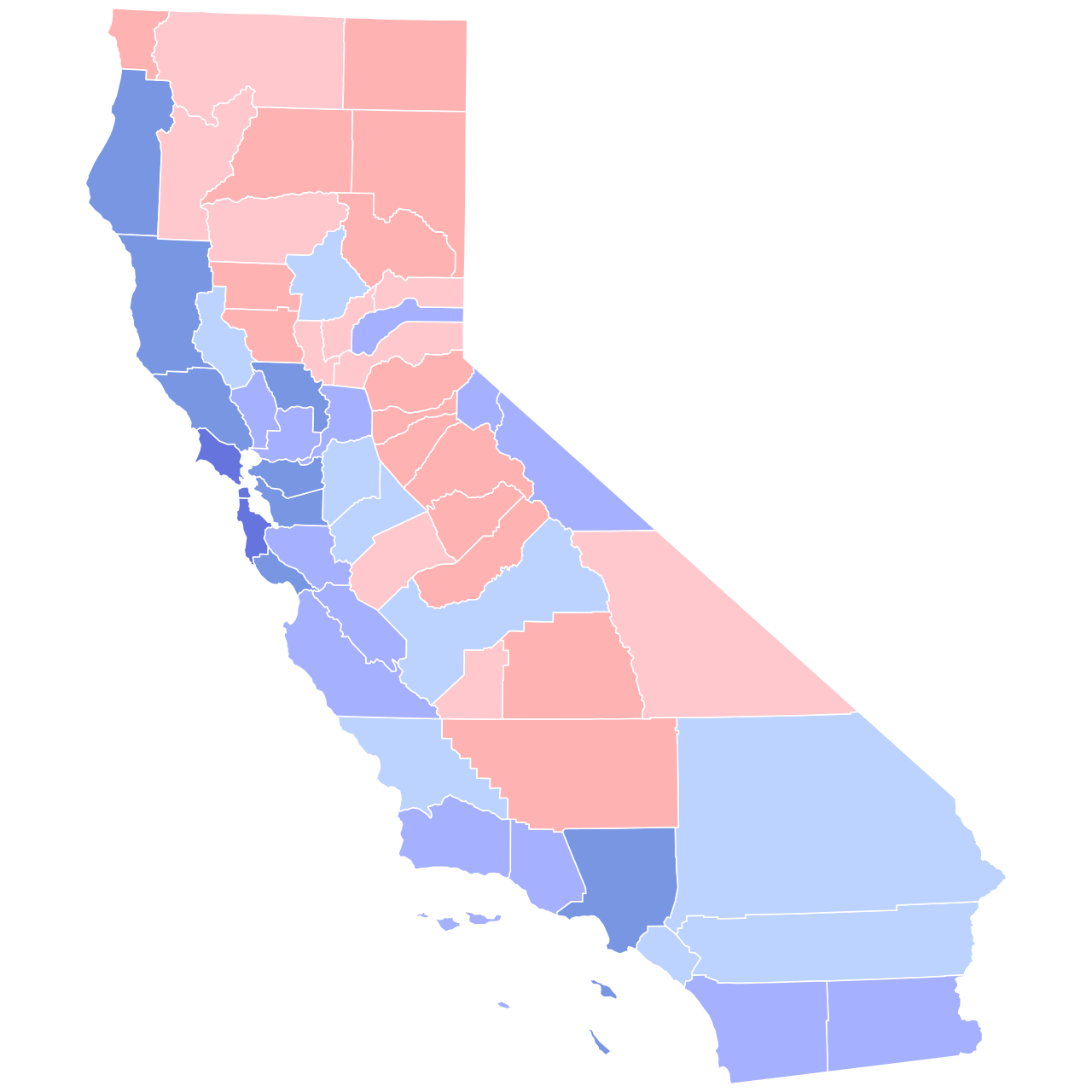 California AG Subpoenas OpenAI After AI Agents Escape Test Environments — 2018 California Attorney General primary election results map by county
