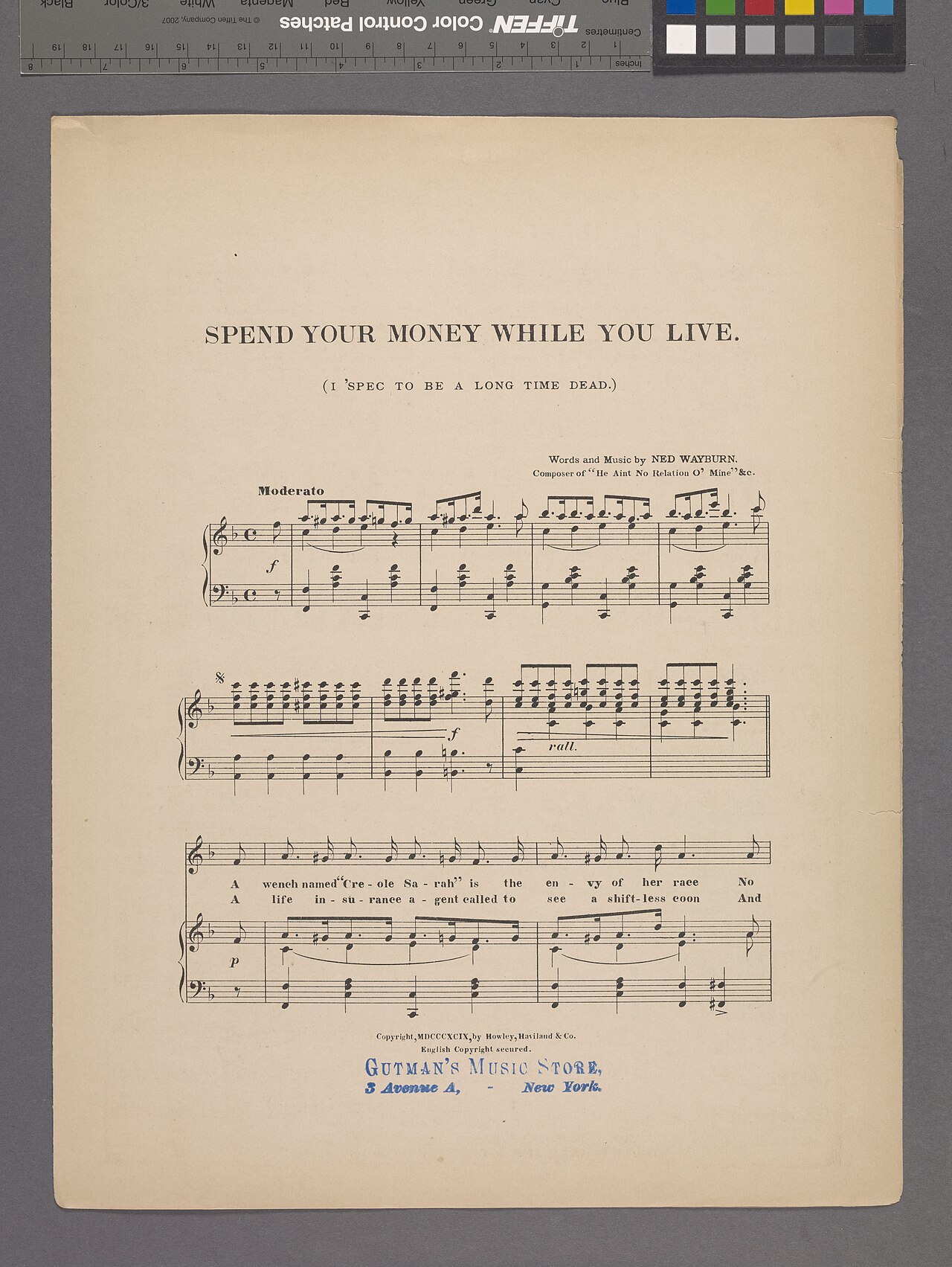 AI Agents Spend Your Money, but You Eat the Loss — Spend your money while you live, or I spect to be a long time dead (NYPL Hades-609648-1997148)