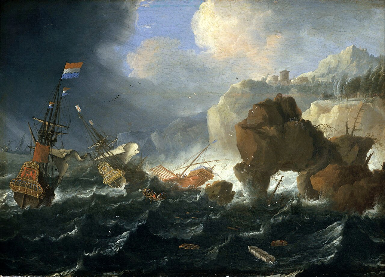BlueBear Ships Baloo, Self-Hosted AI Code Reviewer for GitHub — Ships and a Galley Wrecked on a Rocky Coast label QS:Lde,