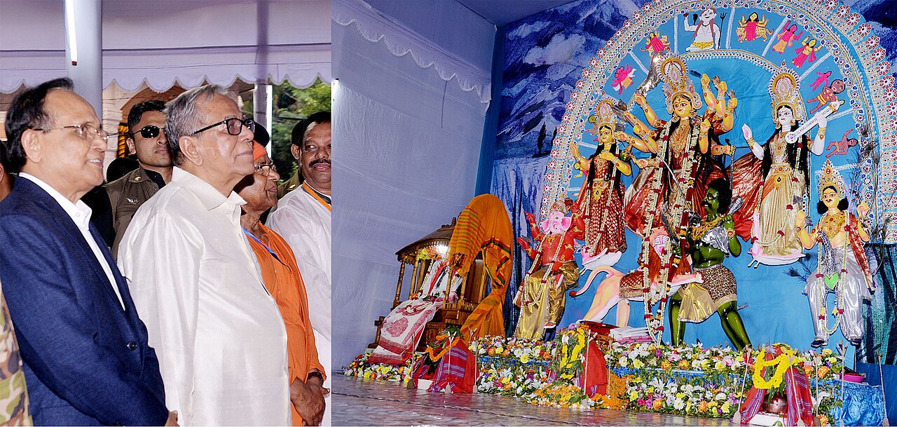 Pythos Ships Inspectable Math Verification Contract After Community Feedback — Abdul Hamid visits Ramakrishna Math Dhaka Durga Puja 2017-09-27 (PID-0047569)