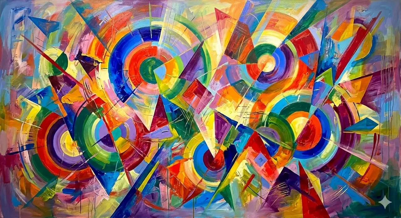 Nano Banana 2.1 Drops 512Px Size, Slows Inference, but Improves Text Rendering — ChaoticHarmony explosion in post-painter abstraction (Nano Banana 2)