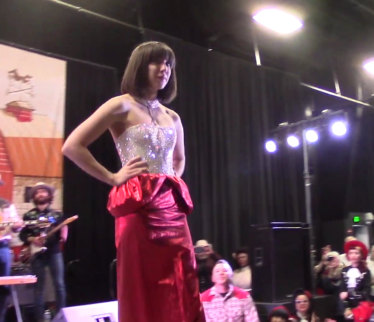 Stop Blaming the Model: Buffer Depth Is Your Real Bottleneck — Fashion model Lindsay Timberlake wearing designer Manuel Cuevas, Western Roundup Fashion Show (2016)