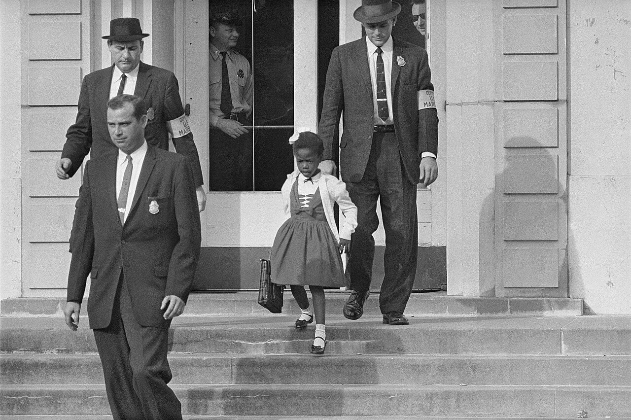 Luma Launcher Bridges Human UI and AI Agents With Shared Index — US Marshals with Young Ruby Bridges on School Steps