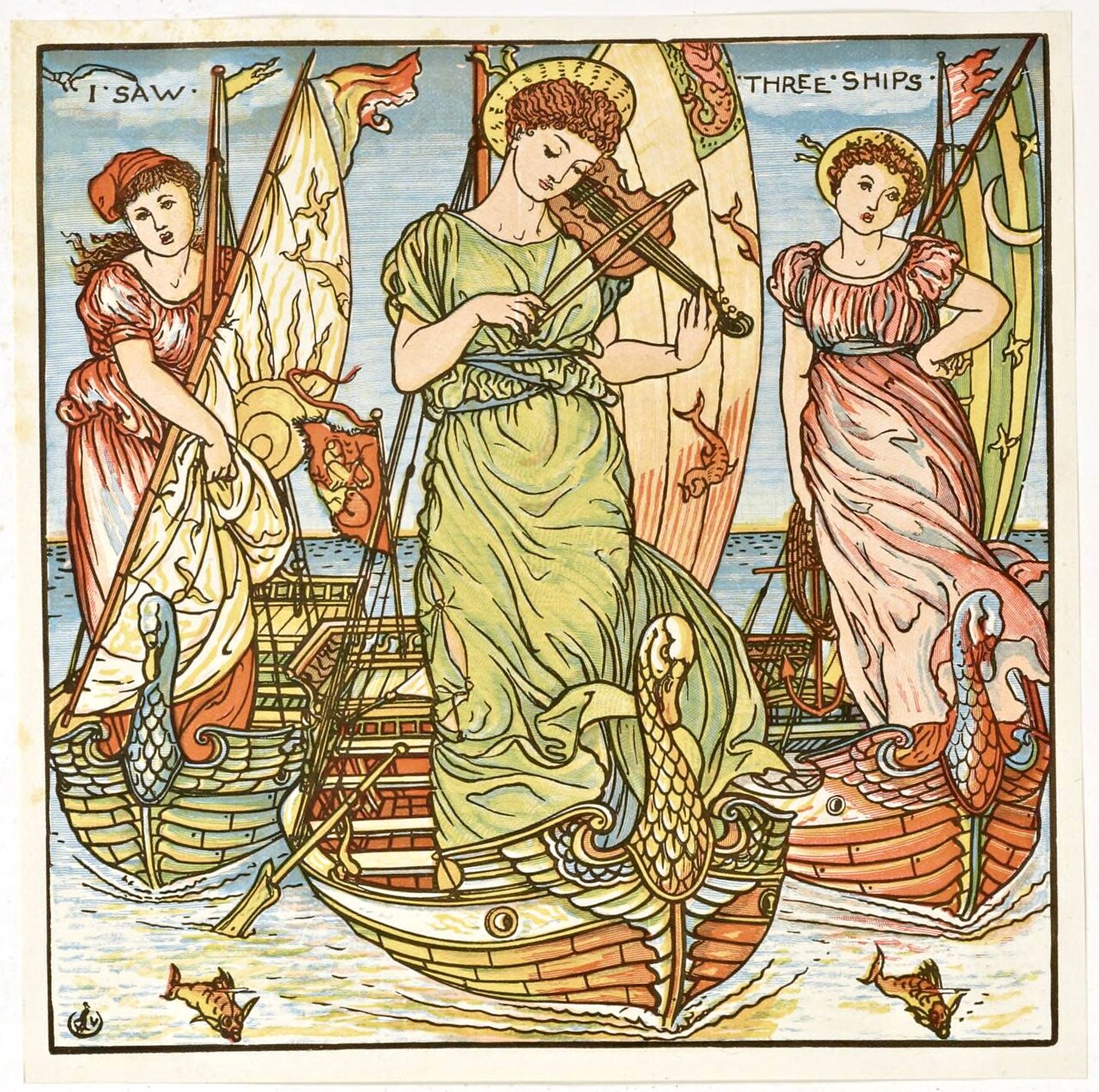 Opera Ships Local AI Models Directly in Browsers to Cut Cloud Costs — I Saw Three Ships, from “Baby’s Opera,” by Walter Crane