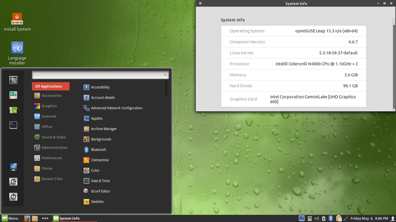 AI Transforms Static Menus Into Smart, Personalized Dining Guides — GeckoLinux-Static-153.220104-Cinnamon-Menu-SystemInfo